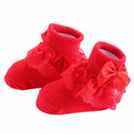 New Fashion Bow Lace Baby Socks