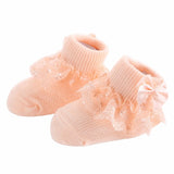 New Fashion Bow Lace Baby Socks