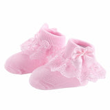 New Fashion Bow Lace Baby Socks