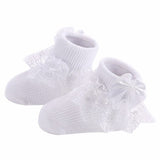 New Fashion Bow Lace Baby Socks