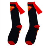 Super Hero Supermen Batmen Adult Unisex Cotton Knee High Sport Socks