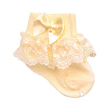 New Fashion Bow Lace Baby Socks