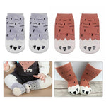 Cute Baby Boy Girl Cartoon Cat Paw Print Socks