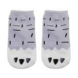 Cute Baby Boy Girl Cartoon Cat Paw Print Socks