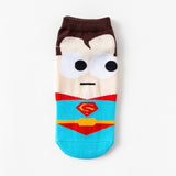 Superman Batman Captain Marvel Heros Boat Socks