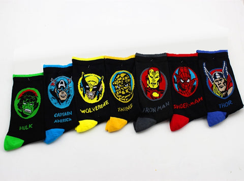 Gift for Men Street Fashion Comics Hero General Socks